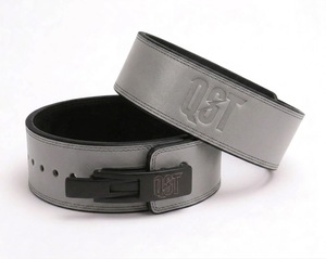 Cinturón de Levantamiento de Pesas de Cuero Genuino, con Logotipo Personalizado, Transpirable, Antideslizante, Ajustable, Elástico, de 13 mm de Grosor, para Gimnasio - Product Image 4
