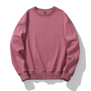 เสื้อสเวตเชิ้ตผ้าฟลีซคอกลมทรงหลวมแบบดรอปโชว์เดอร์สีส้มสำหรับผู้หญิง สไตล์สตรีทแวร์แสนสบาย ขายส่งในสหรัฐอเมริกา สหราชอาณาจักร ยุโรป รับผลิตแบบ OEM - Product Image 4