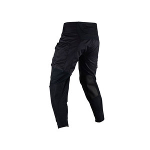 Pantalon de motocross blanc pour homme avec empiècements jaune fluo et noir, en polyester respirant, pour la course, toutes saisons - Product Image 3
