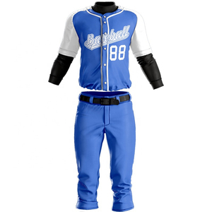 Uniforme de Béisbol Personalizado Hecho en Pakistán, Conjunto Deportivo Transpirable de Poliéster, Jersey de Equipo con Logotipo Personalizado, Venta al Por Mayor - Product Image 4