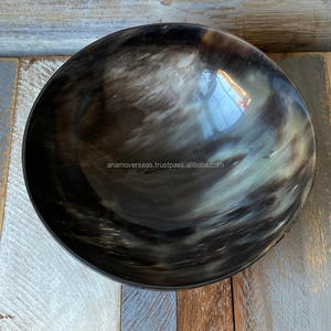 Cuenco de cuerno de buey natural pulido, ecológico, náutico, para mesa - Product Image 2