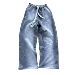 Pantalones Deportivos de Felpa con Logo Personalizado, Estilo Flare, Lavado Ácido, Precio al por Mayor, Pantalones Más Vendidos - Product Image 2