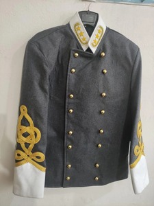 Abrigo Militar de Lana |   Chaqueta de Oficial Confederado de la Guerra Civil |   pieza de vestuario o uniforme teatral - Product Image 3