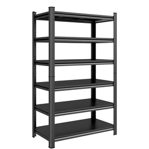Heavy Duty 6-Tier Adjustable Metal Shelf 2400LBS Garage <b>Storage</b> Rack for Kitchen <b>Laundry</b> Other Areas - Product Image 3