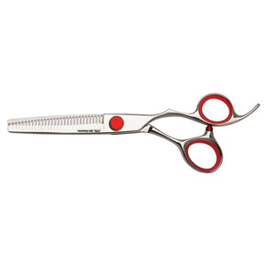 Tijeras Profesionales para Cortar el Cabello de 6 Pulgadas, Tijeras de Entresacar con 30 Dientes, Cuchilla Convexa, Mango Ergonómico, Instrumentos de Belleza - Product Image 3