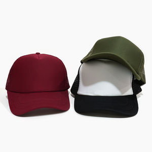 Gorra Trucker de Lona de Algodón para Adulto, de 6 Paneles, Ajustable, con Visera Curva y Logotipo de Parche, de Alta Calidad, Personalizada OEM, de Moda, Venta al por Mayor - Product Image 2