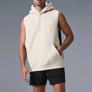 Sudadera sin mangas deportiva de verano para hombre, transpirable, para entrenamiento, ligera, para gimnasio, tela suave, OEM - Product Image 2