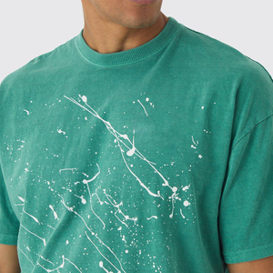 T-shirt court ample pour homme, coupe personnalisée, 100% coton, séchage rapide, respirant, confortable, design streetwear urbain 200 GSM - Product Image 6