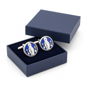 Souvenirs religieux, cadeaux, croyance, foi, objets publicitaires, boutons de manchette catholiques personnalisés - Product Image 4