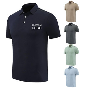 Chemise décontractée à manches courtes pour homme, en tissu popeline unie anti-plis, avec broderie personnalisée sur la poche, collection automne - Product Image 1