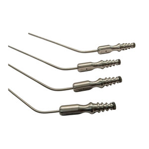 Nouvelle arrivée en acier inoxydable Frazier canule d'aspiration mastoïdien Tube d'aspiration coudé 7 pouces 18cm pointe d'aspiration pour ENT Neuro général - Product Image 5