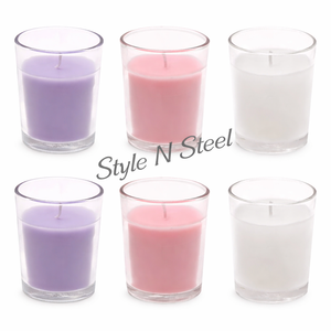 Frascos de Vidrio para Velas, Decoración del Hogar, para Navidad, Pascua, Cumpleaños y San Valentín - Product Image 1