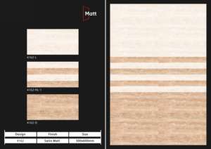 Carreaux vitrifiés modernes effet mat 30x60cm, parfaits pour les espaces résidentiels et de bureaux, offrant une surface résistante aux rayures et durable. - Product Image 2