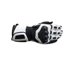 Guantes de Ciclismo y Motociclismo Unisex de Cuero Genuino Transpirable, Ecológicos y Ligeros, con Cierre de Gancho y Bucle - Product Image 3