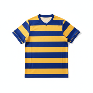 Maillots de football personnalisables de haute qualité avec transfert thermique, logo/lettre/animal sur le devant, confortables, 100 % polyester, pour l'entraînement - Product Image 1