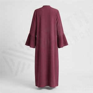 Abaya ouverte tendance pour femmes musulmanes, robe élégante, vente en gros, abaya sur mesure pour femmes, abaya élégante, couleur personnalisée - Product Image 2