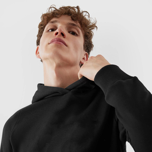 Sweat à capuche personnalisé avec logo OEM pour homme, 100% coton molletonné, écologique, uni, imprimé, thermique, streetwear, brodé, hiver - Product Image 5