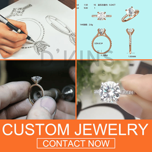 Diamantes Sintéticos Creados en Laboratorio D'vins Jewels de 0.3 a 10 Quilates D CVD HPHT Forma Redonda Rellenos Surat para Joyería - Product Image 5