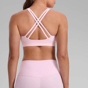 Custom logo Women's High for Impact Workout for Yoga Gym <b>Crop</b> <b>Top</b> Sports Bra - Product Image 1