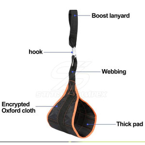 Correas AB de alta resistencia para levantar las piernas, con costuras fuertes y acero, para entrenamiento en el gimnasio y uso en el hogar. - Product Image 3