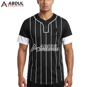 Casual Baseball Jersey Men Breathable Fabric Fit Quick Dry Ideal For Practice And <b>Game</b> Day With Durable Stylish Look - Product Image 4