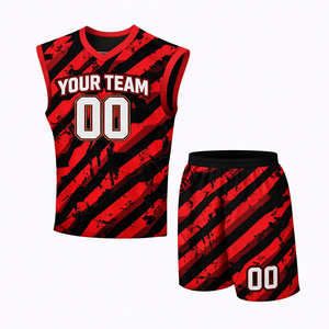 Maillots d'équipe personnalisés réversibles à impression numérique de haute qualité, antibactériens, 100% polyester, vente en gros, meilleurs modèles personnalisés - Product Image 1