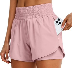 Customized Logo High Waist Hot Shorts Solid Sexy Women's Sporty Gym Tennis Yoga Quick Dry Breathable Spandex/Polyester Skirts - Product Image 3