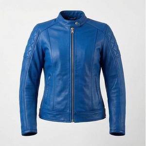 Blouson de moto en cuir de vachette premium, équipement de protection pour motard, vêtement de tourisme, vêtement de sécurité, couleur personnalisable - Product Image 1