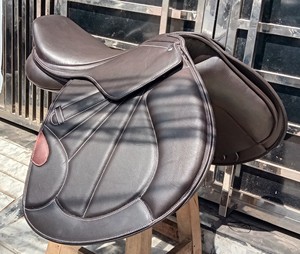 Nueva Silla de Montar Inglesa Profesional de Alta Calidad para Salto, de Cuero Genuino Duradero, Sillas de Montar de Contacto Cercano - Product Image 2