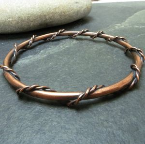 Classic <b>Copper</b> Bracelet Durable Handmade Jewelry Accessory for Men Women Wellness and Fashion Use - Product Image 6