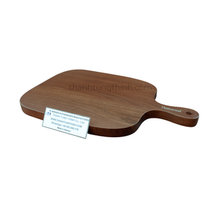 Planche à découper en bois Thatuwood, rectangulaire, avec poignée pliable, antidérapante, durable, plateau de service, passe au lave-vaisselle, épaisseur 1,5 cm, cuisine - Product Image 2