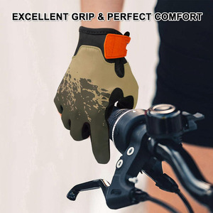 Gants de course moto personnalisés haut de gamme pour hommes, pour le cyclisme sportif et la conduite décontractée à moto, prix de gros - Product Image 5