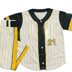 Maillot de baseball et de softball unisexe personnalisé de haute qualité avec impression ou broderie personnalisée, logo par sublimation, maillot en mesh - Product Image 1