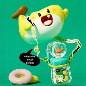 Tazze per Bambini e Neonati da 300ml con Beccuccio Morbido in Silicone a Forma di Balena, con Cinghie Regolabili e Funzione Spruzzo, Tazze Ponderate Antigoccia - Product Image 2