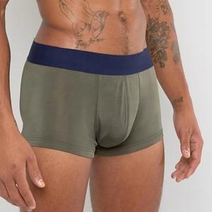 <b>Men</b> Breathable Polyester Sports Boxer Shorts Gym Fitness Underwear OEM Supplier Custom Wholesale <b>Trunks</b> - Product Image 1