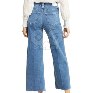 Pantalones Vaqueros de Pierna Ancha para Mujer, Diseño Moderno, Precio Razonable, Corte Ajustado, Cómodos y Transpirables, Pantalones Vaqueros Casuales para Mujer - Product Image 4