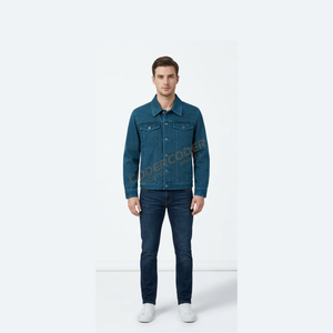 Best Selling 2026 High Quality Denim Winter Thicker <b>Jean</b> With Sherpa <b>Fleece</b> Lined Fur Street Style Cowboy Winter <b>Jean</b> Jacket - Product Image 3