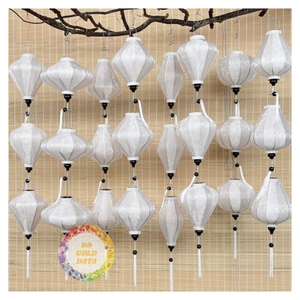 Direct Factory Price Handmade Bamboo Lantern Traditional Fabric Cloth Decorative Hanging for New Year Graduation Fast Delivery - Product Image 3