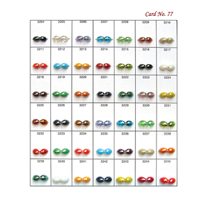 Perles de verre soufflé au design unique pour la fabrication de bijoux, mélange de couleurs rondes, de haute qualité, prix de gros, promotion de Noël - Product Image 1