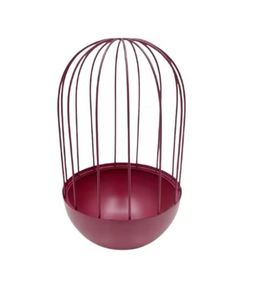 Maceta de interior con cúpula de alambre, color amarillo mate, tamaño estándar, maceta de exterior para decoración de jardín - Product Image 6