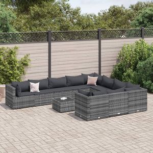 Set Divano da Esterno Grigio: Collezione di Arredi Eleganti per Patio - Product Image 1