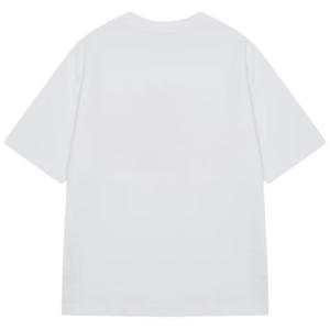 Camiseta Premium para Hombre, 100% Algodón, 230g, Bordada, Blanca Clásica, Cómoda, Informal, Estilo Urbano, Suave y Transpirable - Product Image 3