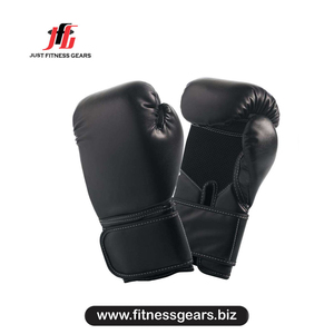 อุปกรณ์ฟิตเนส JUST FITNESS GEARS ถุงมือชกมวย MMA หนังแท้สั่งทำโลโก้ได้ ปิดแบบตีนตุ๊กแก ระบายความชื้นได้ดี คุณภาพสูง สำหรับผู้ใหญ่ - Product Image 2