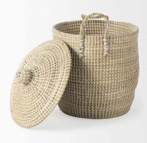 Woven Organizer Basket Handmade Storage Solution for Home Organization and Retail Supply Export Quality - Product Image 5