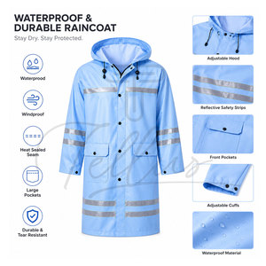 High Quality New Arrival Best Selling <b>Men</b> <b>Rain</b> <b>Coats</b> Outdoor Use Breathable <b>Men</b> <b>Rain</b> <b>Coat</b> - Product Image 6