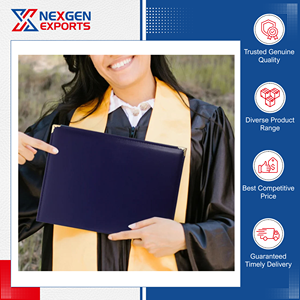 Nexgen Exports, fournisseur réputé, vend des dossiers de diplôme et des couvertures de rapport en cuir PU de haute qualité et luxueux, avec barre de reliure. - Product Image 6