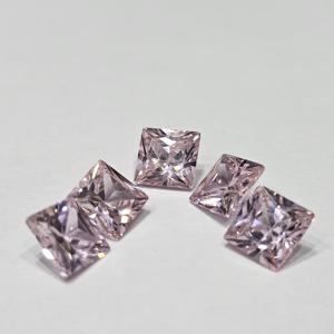 พลอยเซอร์โคเนียทรงหลวมตัดเป็นรูปเจ้าหญิงทำด้วยมือเพชรสังเคราะห์ธรรมชาติขนาด20มม. คุณภาพเยี่ยมทำเครื่องประดับทรงสี่เหลี่ยมสูง8มม. - Product Image 3