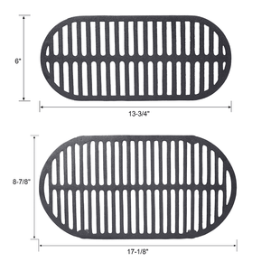 76292981 Piccolo Griglia a Carbone Ovale in Ghisa per Esterni, 100% Alta Qualità, Lavorazione Squisita, Griglie da Campeggio, Padella - Product Image 6