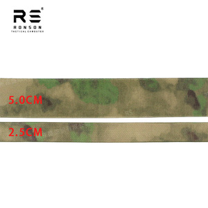 Sangles élastiques extensibles en polyester A-TACS-FG bandes élastiques imprimées camouflage boisé pour sac tactique et sac à dos - Product Image 2