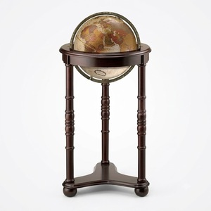 Globe terrestre nautique avec base en bois, globe interactif éducatif, décoration de bureau vintage pour la maison, le bureau et la table d'étude - Product Image 2